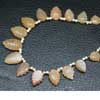 Pink Peach Natural Moonstone Carving Pear Drops Briolette Bead 15 Beads and Size 8mm to 14mm approx.